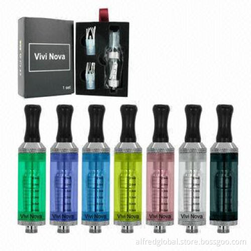 Alfred-Global Best Selling Mini Vivi Nova V11 2.5mL Clearomizer, Vivi Nova Tank Clear Atomizer